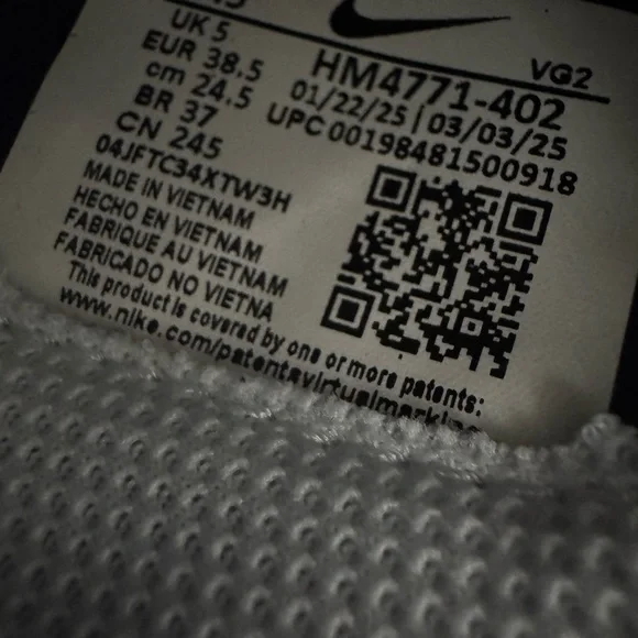 Nike Pacific Sneaker - Women's Navy/White size 7.5 - Picture 5 of 8